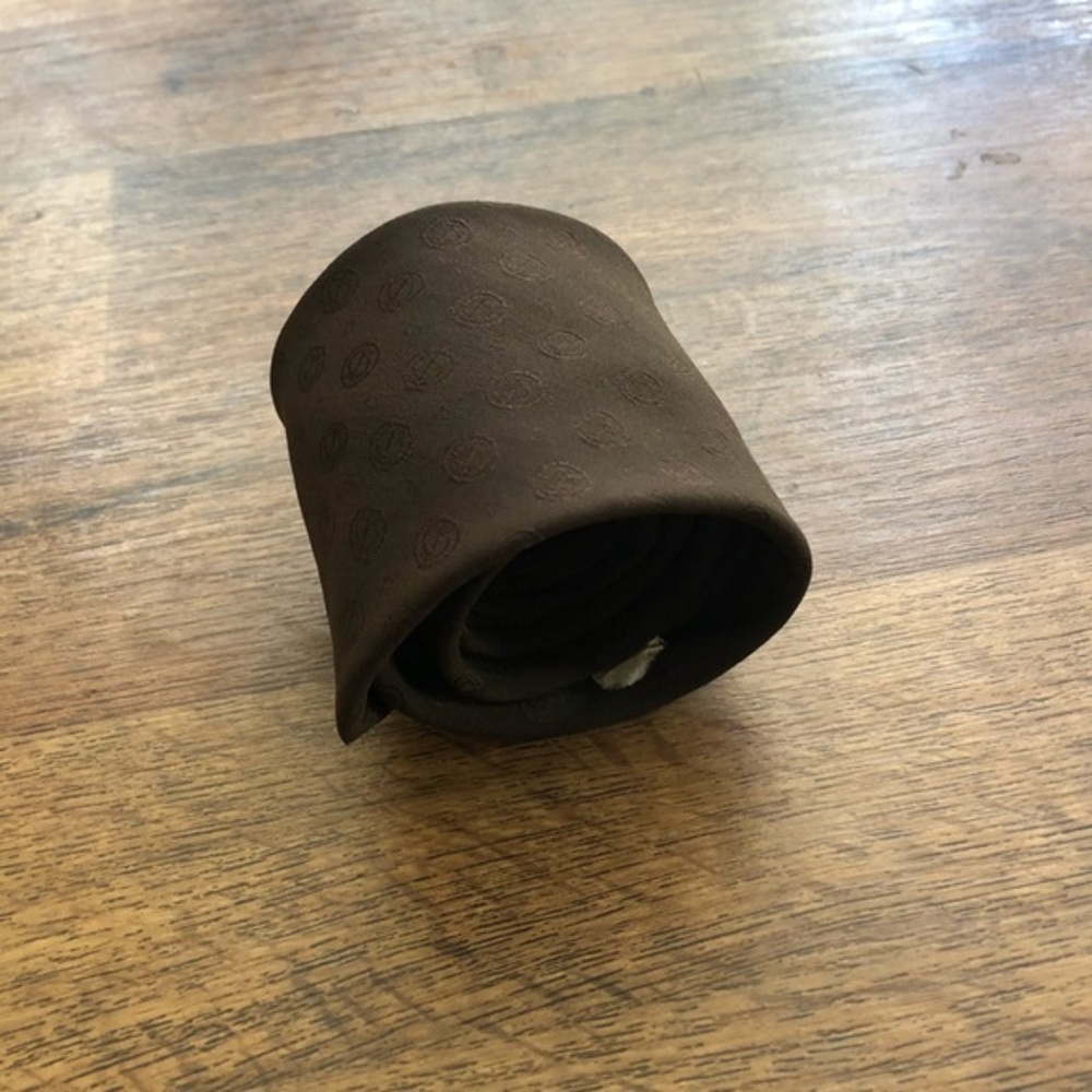 Bijan brown Silk Tie - Picture 5 of 6